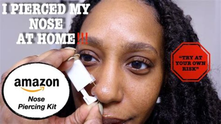Can you pierce your nose with a gun?