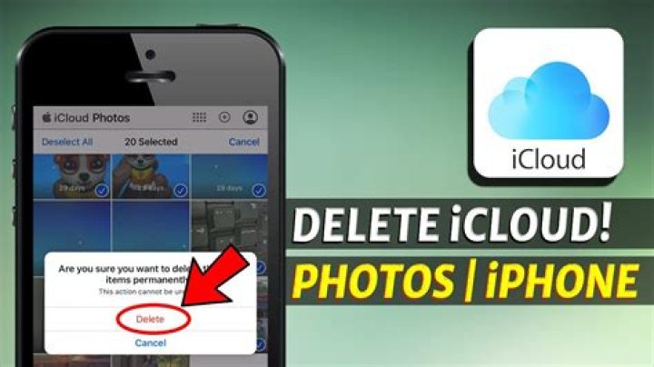 Does deleting pictures from iPhone delete from iCloud?