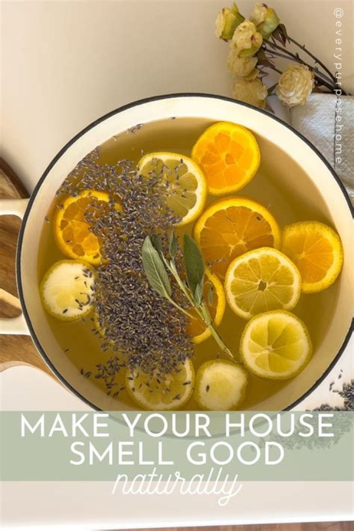 How do you make your house smell good with lemons?