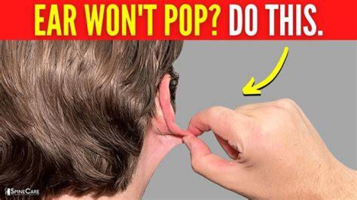 How do you open your ears?