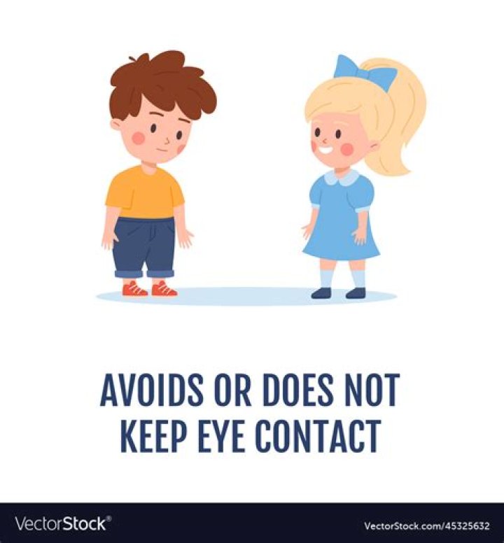 How do you stop looking at someone?