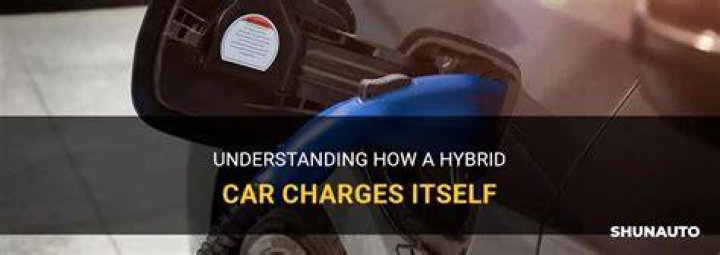 How does a hybrid car charge itself?