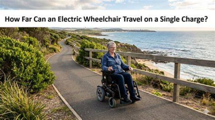 How far can an electric wheelchair go on one charge?