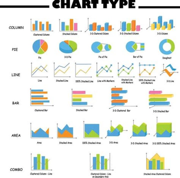 What are the types of chart?