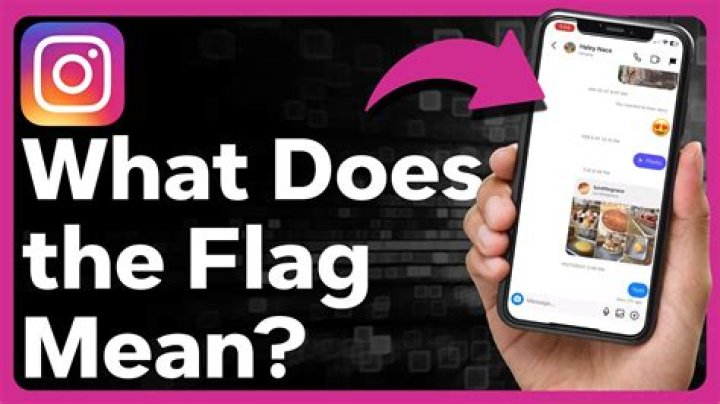 What does the flag mean on Facebook?