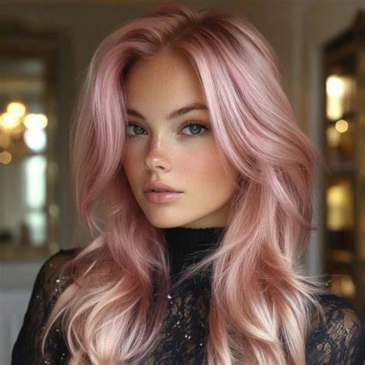 What skin tone suits rose gold hair?