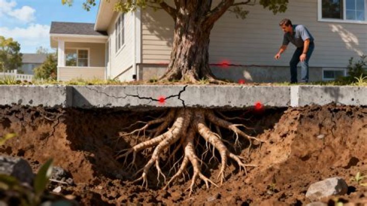 Will tree roots damage the foundation of my house?